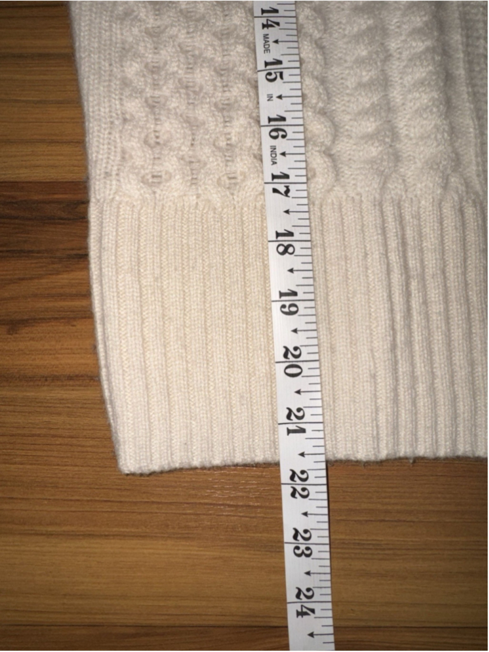 Banana Republic Cashmere Cable Knit Sweater Vest Cream Mock Neck XS Coastal Luxe - Picture 9 of 10